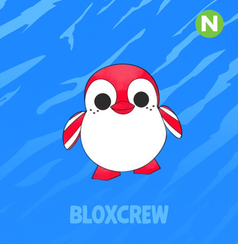 Neon Peppermint Penguin